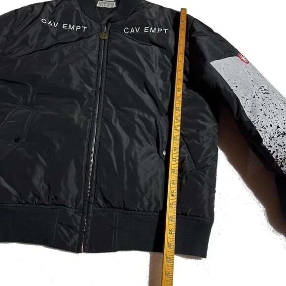 Cav Empt Speckles Bomber Jacket Size L Large Spellout - Picture 15 of 16